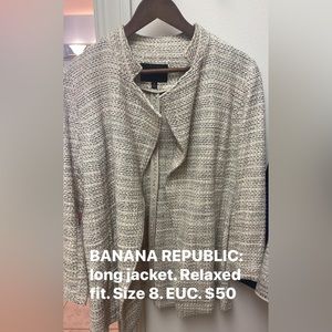 Banana republic relaxed fit jacket